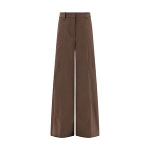 The Latest Wide Leg Pants Model Style Women Brown Jeans & Pants